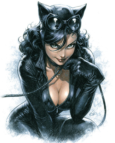 Catwoman black leather - in,