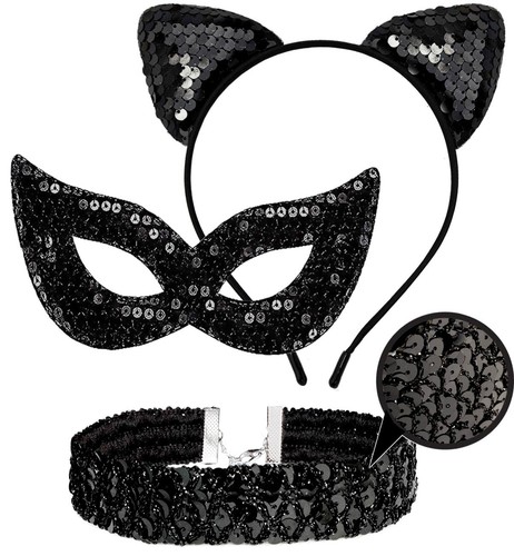Cat woman mask and ears - cat,
