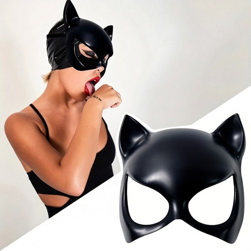 Halloween cat girl - cat, mask