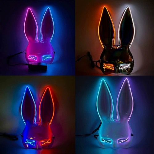 Led bunny girl ears - led,