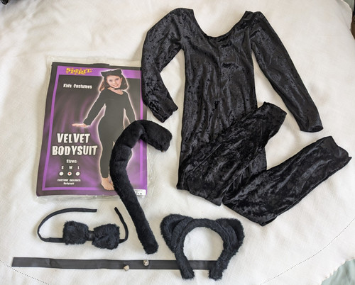 Girl 10 blk velvet - ln, 7-10