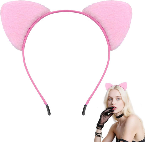 Pink cat ears - cat,